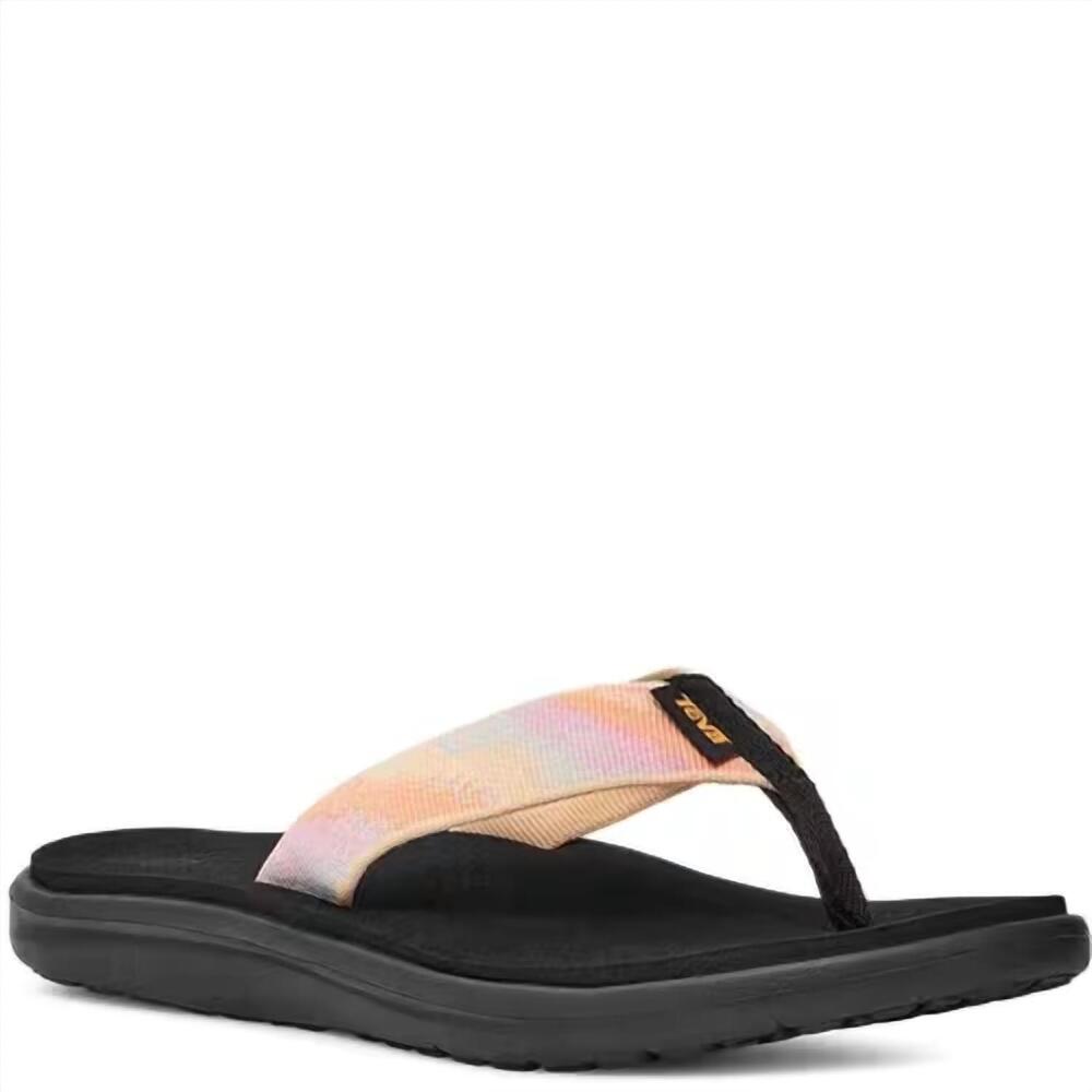 NEW TEVA women's voya flip flop sandal in magic peach bloom
